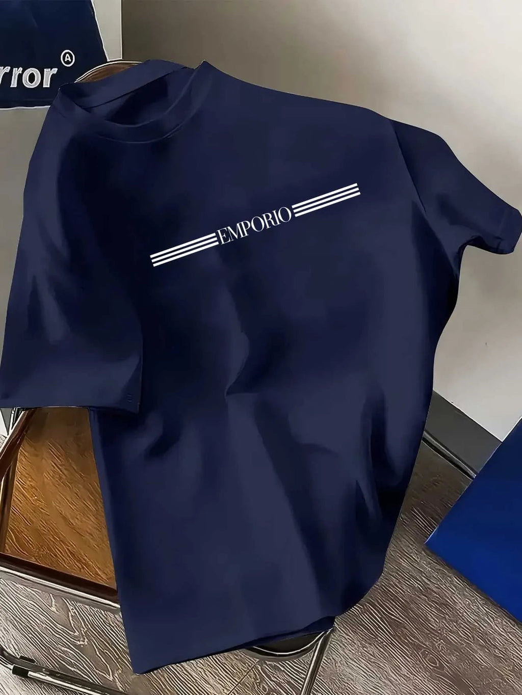 100% pure cotton men's luxurious brand letter print T-shirt, short - sleeved T-shirt, high - quality men's clothing, streetwear - StepByStepNow