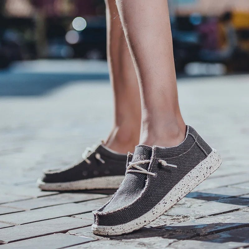 2025 Fashion Men's Casual Loafers Summer Canvas Comfortable New Luxury Brand Designer Denim Sports Walking Shoes Tenis Masculino - StepByStepNow
