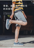 2025 Fashion Men's Casual Loafers Summer Canvas Comfortable New Luxury Brand Designer Denim Sports Walking Shoes Tenis Masculino - StepByStepNow