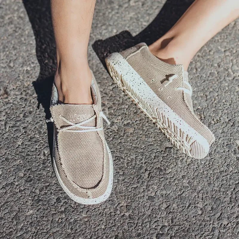 2025 Fashion Men's Casual Loafers Summer Canvas Comfortable New Luxury Brand Designer Denim Sports Walking Shoes Tenis Masculino - StepByStepNow