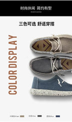 2025 Fashion Men's Casual Loafers Summer Canvas Comfortable New Luxury Brand Designer Denim Sports Walking Shoes Tenis Masculino - StepByStepNow