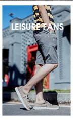 2025 Fashion Men's Casual Loafers Summer Canvas Comfortable New Luxury Brand Designer Denim Sports Walking Shoes Tenis Masculino - StepByStepNow