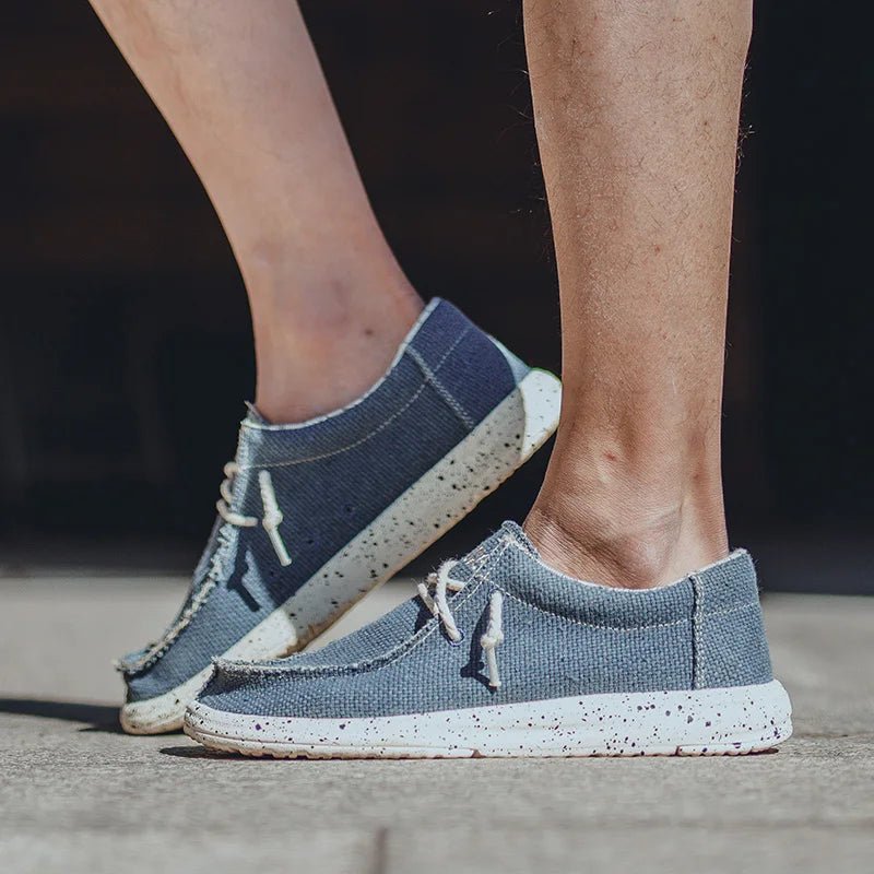 2025 Fashion Men's Casual Loafers Summer Canvas Comfortable New Luxury Brand Designer Denim Sports Walking Shoes Tenis Masculino - StepByStepNow