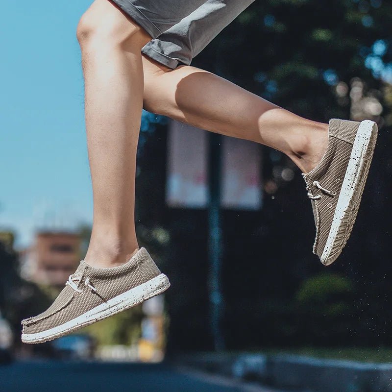 2025 Fashion Men's Casual Loafers Summer Canvas Comfortable New Luxury Brand Designer Denim Sports Walking Shoes Tenis Masculino - StepByStepNow