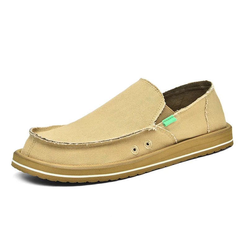 2025 New Spring Handmade Canvas Casual Men Shoes Design Fashion Sneakers Man Loafers Breathable Low Top Flat Shoes Soft Driving - StepByStepNow