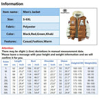 2025 New Winter Men Outdoor Windbreak Warm Travel Jacket Men Autumn Hooded Casual Fashion Sport Brand Loose Jacket Male Coat Top - StepByStep