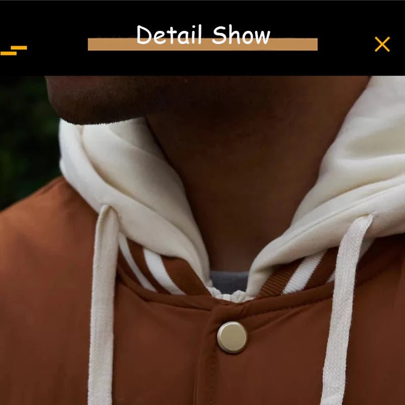 2025 New Winter Men Outdoor Windbreak Warm Travel Jacket Men Autumn Hooded Casual Fashion Sport Brand Loose Jacket Male Coat Top - StepByStep