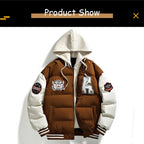 2025 New Winter Men Outdoor Windbreak Warm Travel Jacket Men Autumn Hooded Casual Fashion Sport Brand Loose Jacket Male Coat Top - StepByStep