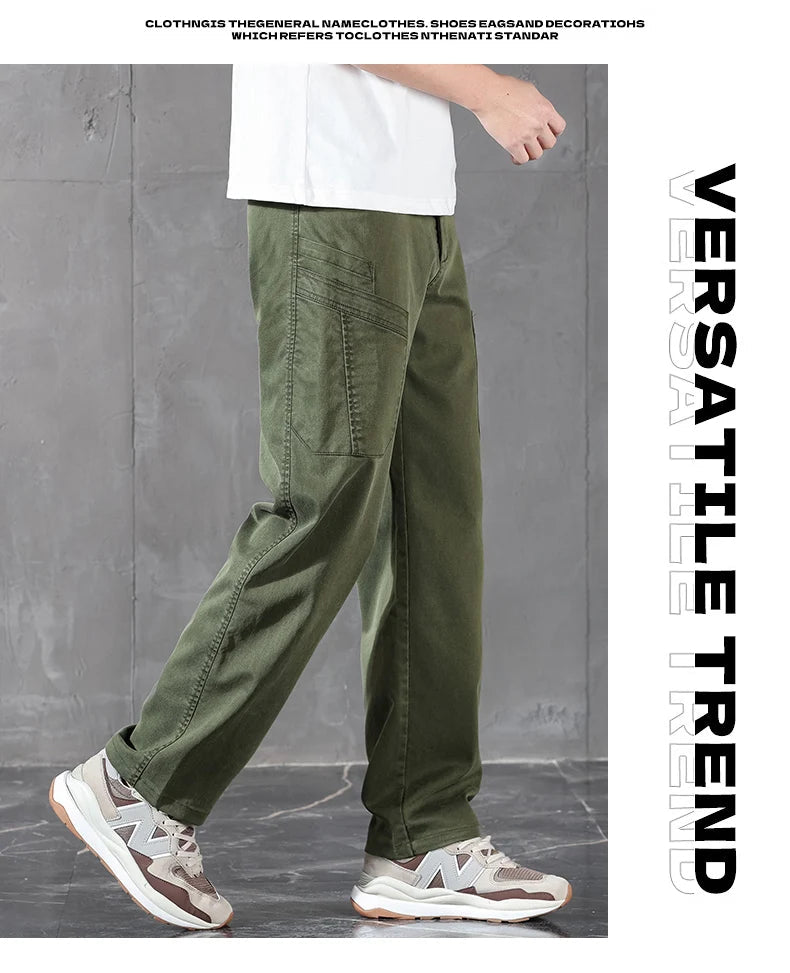 2026 Edition Lyocell Straight Casual Pants – Korean Streetwear Trousers - StepByStepNow