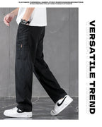 2026 Edition Lyocell Straight Casual Pants – Korean Streetwear Trousers - StepByStepNow