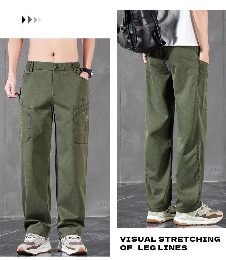2026 Edition Lyocell Straight Casual Pants – Korean Streetwear Trousers - StepByStepNow