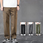 2026 Edition Lyocell Straight Casual Pants – Korean Streetwear Trousers - StepByStepNow