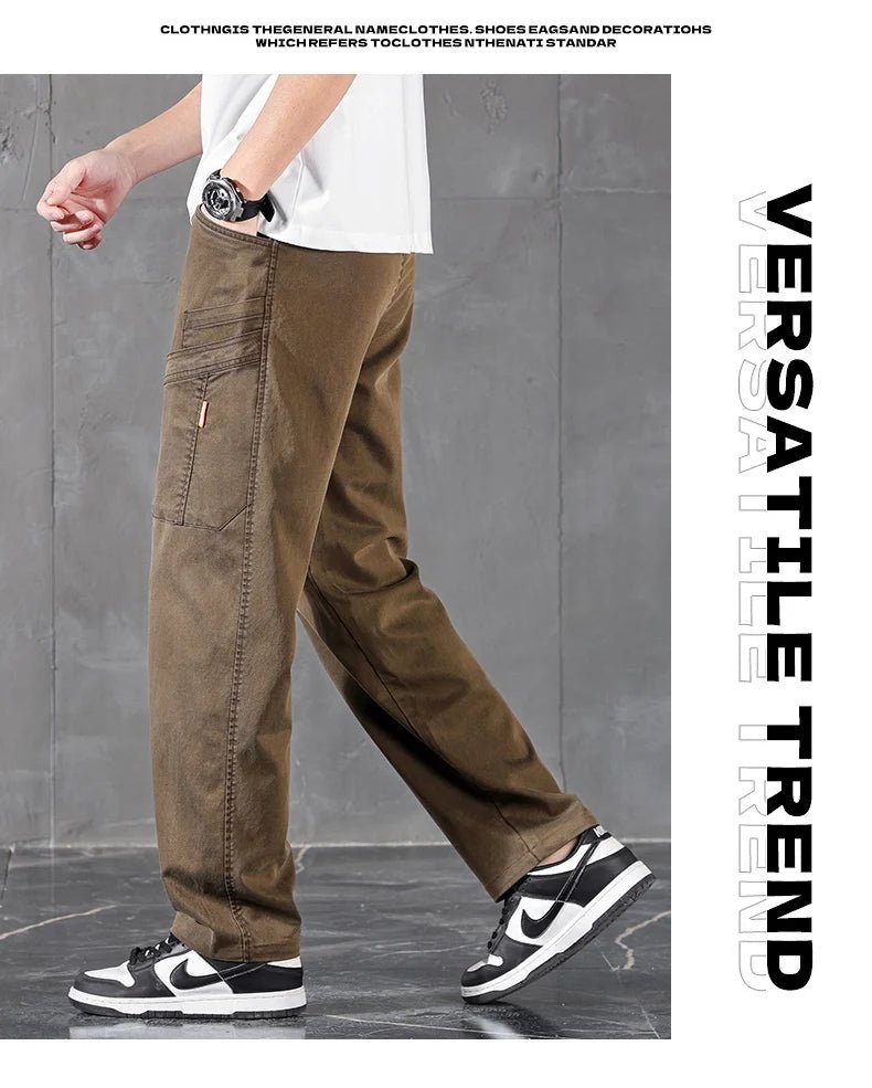 2026 Edition Lyocell Straight Casual Pants – Korean Streetwear Trousers - StepByStepNow
