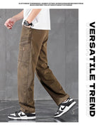 2026 Edition Lyocell Straight Casual Pants – Korean Streetwear Trousers - StepByStepNow