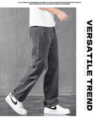 2026 Edition Lyocell Straight Casual Pants – Korean Streetwear Trousers - StepByStepNow