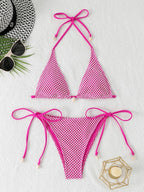 Women’s Halter-Neck Triangle Bikini — Image 12