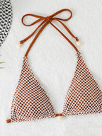 Women’s Halter-Neck Triangle Bikini — Image 26