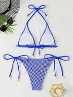 Women’s Halter-Neck Triangle Bikini — Image 23