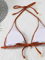 Women’s Halter-Neck Triangle Bikini — Image 27