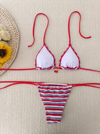 Women’s Halter-Neck Triangle Bikini — Image 32