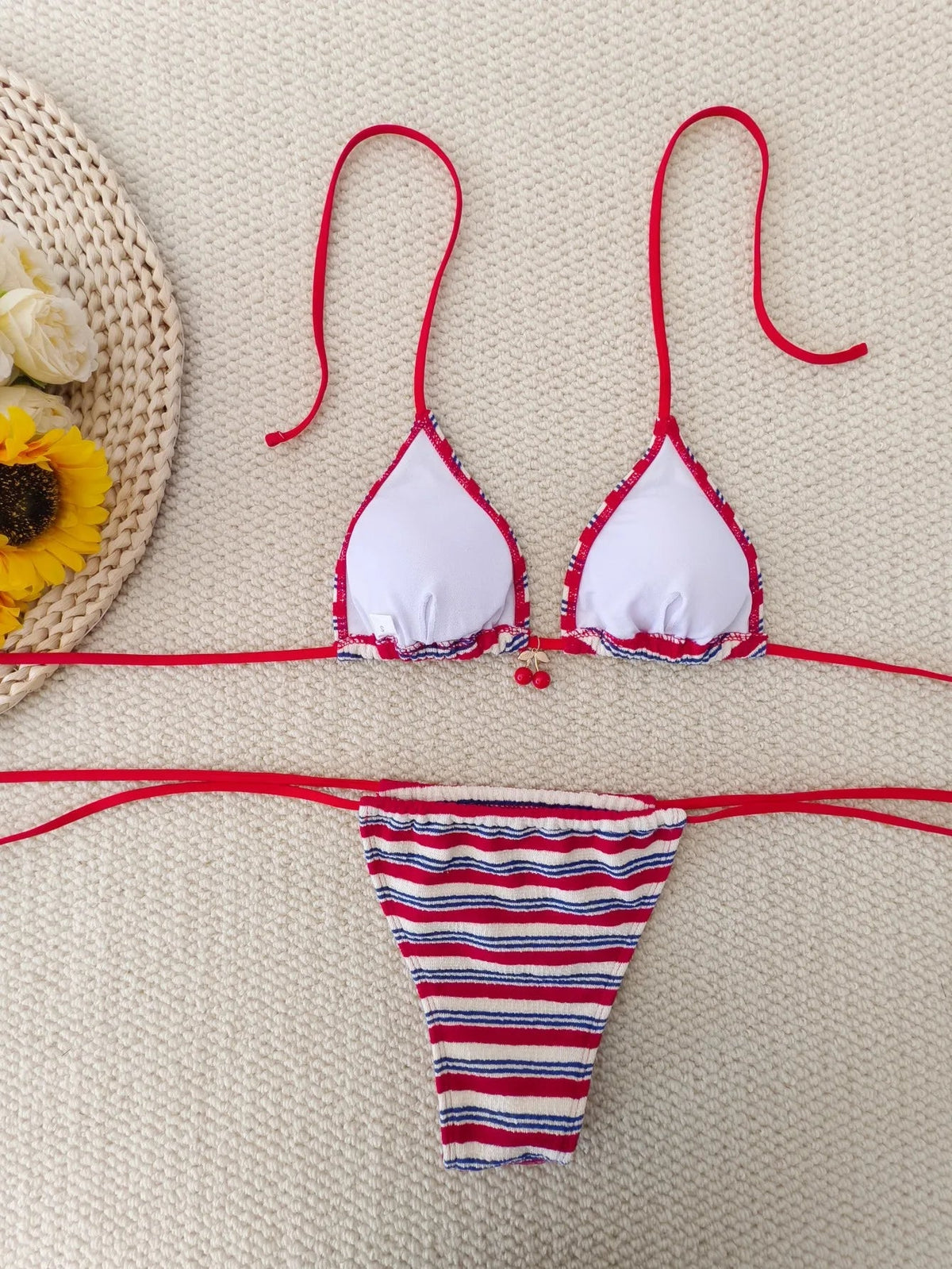 Women’s Halter-Neck Triangle Bikini — Image 32