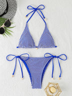 2026 Halter String Triangle Bikini Women Sexy Swimwear Female Mesh Swimsuit Solid Bathers Bathing Swimming Swim Suit Beachwear - StepByStepNow