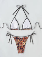 2026 Halter String Triangle Two Piece Bikini Women Swimwear Female Swimsuit Bathers Bathing Swimming Suit Beachwear Summer - StepByStepNow