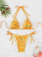 Women’s Tie-Side Triangle Bikini — Image 19