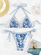 Women’s Tie-Side Triangle Bikini — Image 1