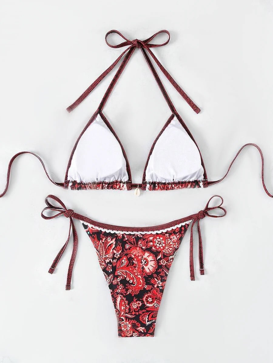 Women’s Tie-Side Triangle Bikini — Image 18