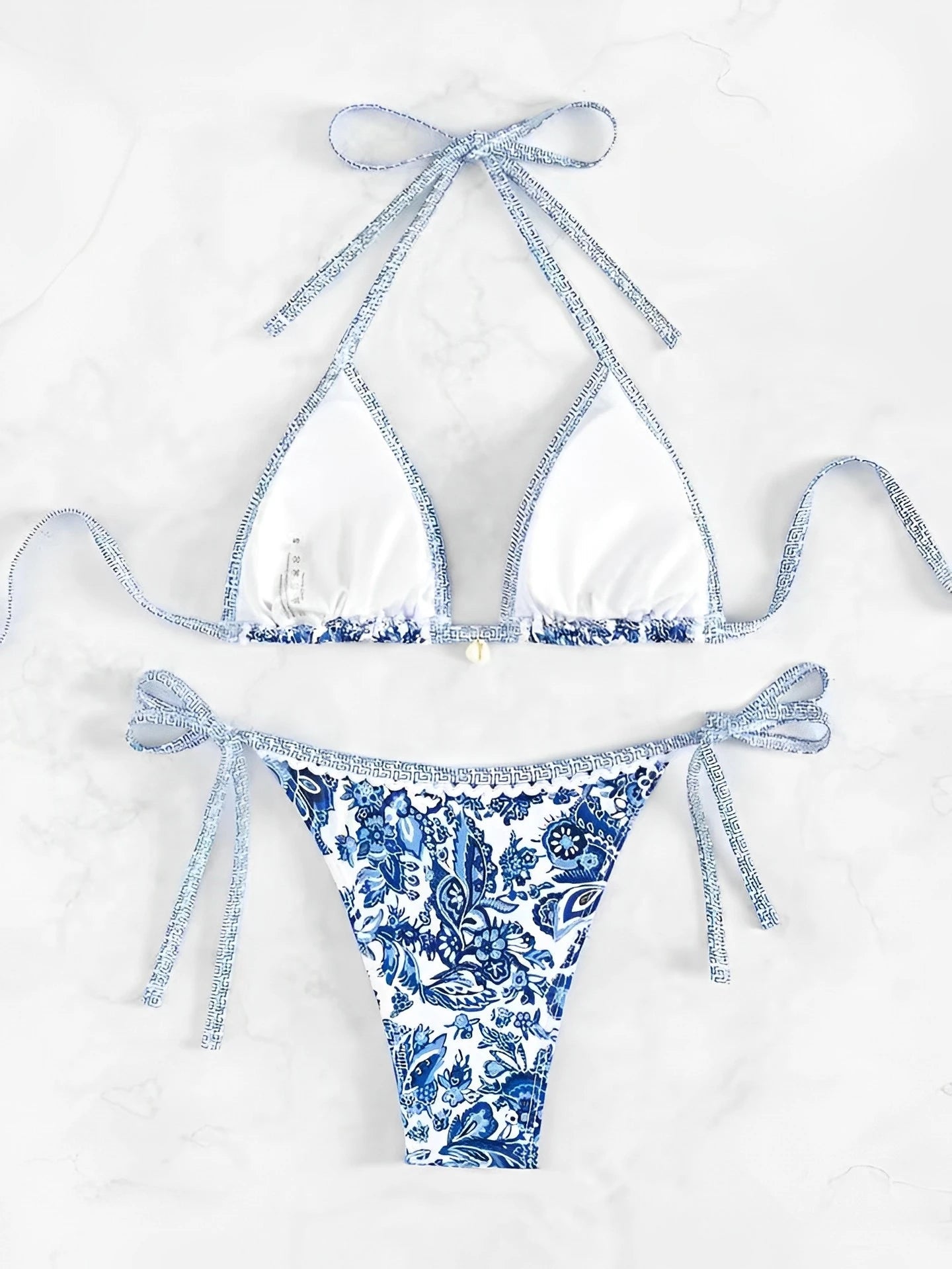 2026 Halter String Triangle Two Piece Bikini Women Swimwear Female Swimsuit Bathers Bathing Swimming Suit Beachwear Summer - StepByStepNow