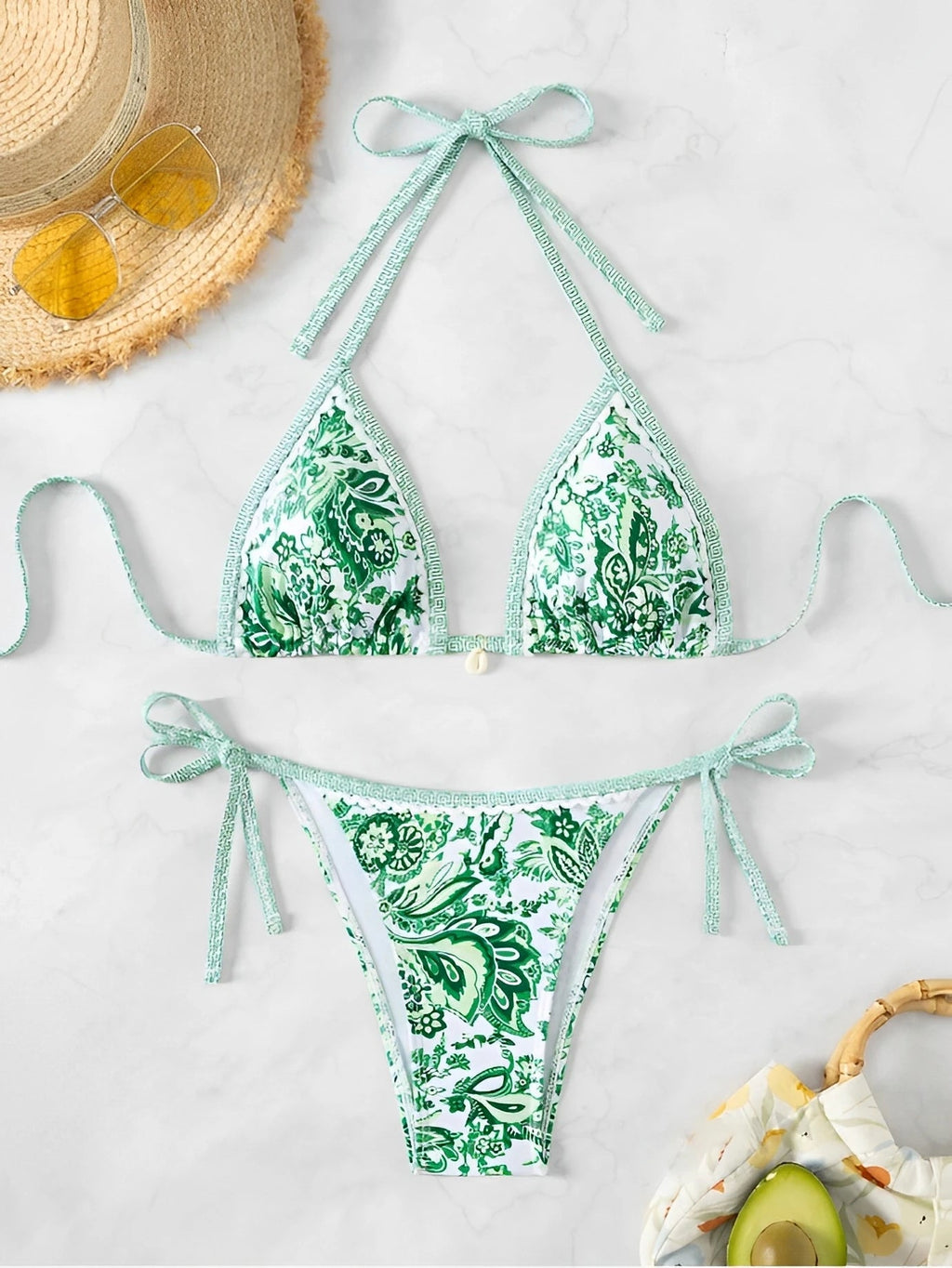 2026 Halter String Triangle Two Piece Bikini Women Swimwear Female Swimsuit Bathers Bathing Swimming Suit Beachwear Summer - StepByStepNow