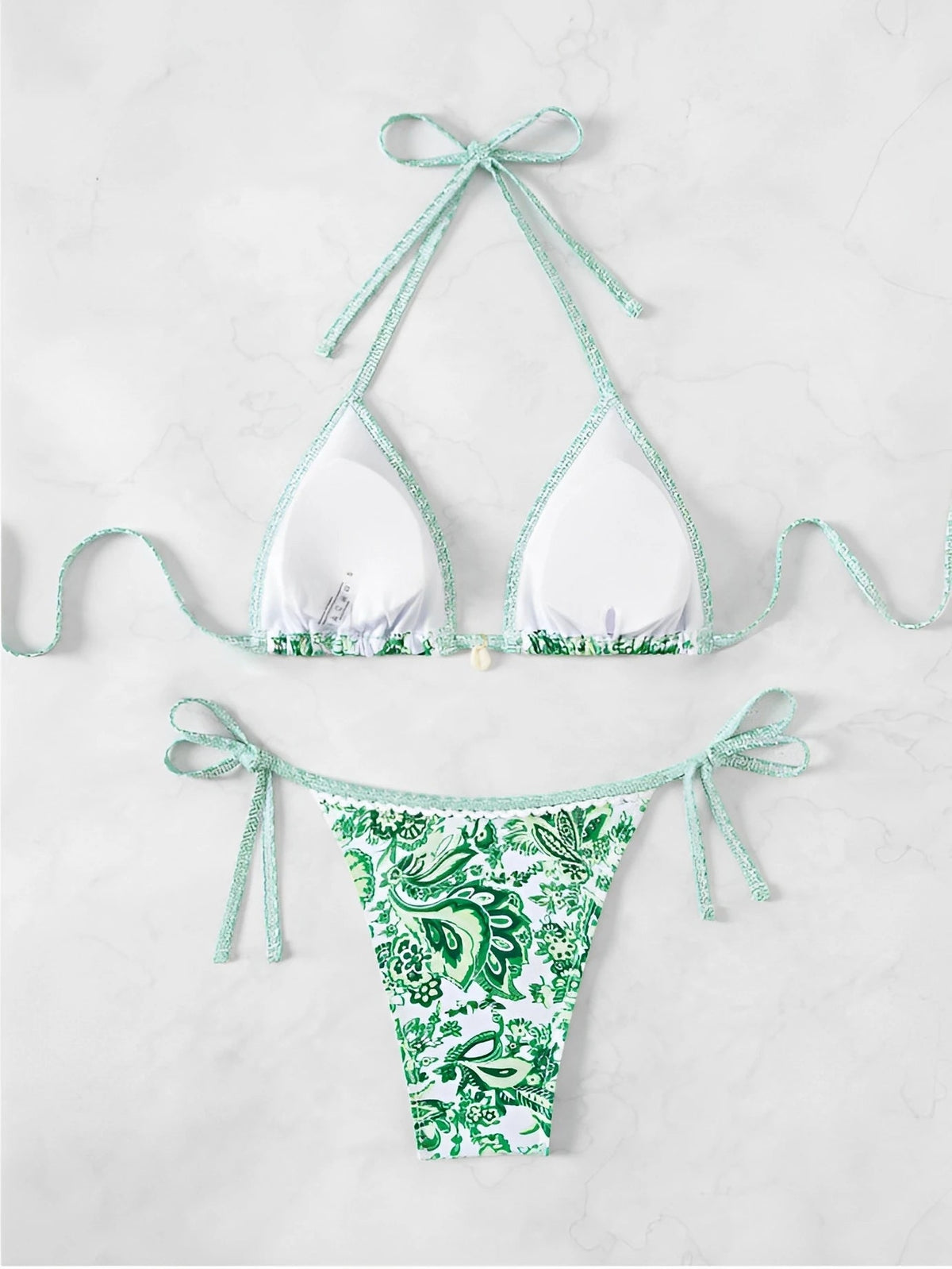 Women’s Tie-Side Triangle Bikini — Image 26