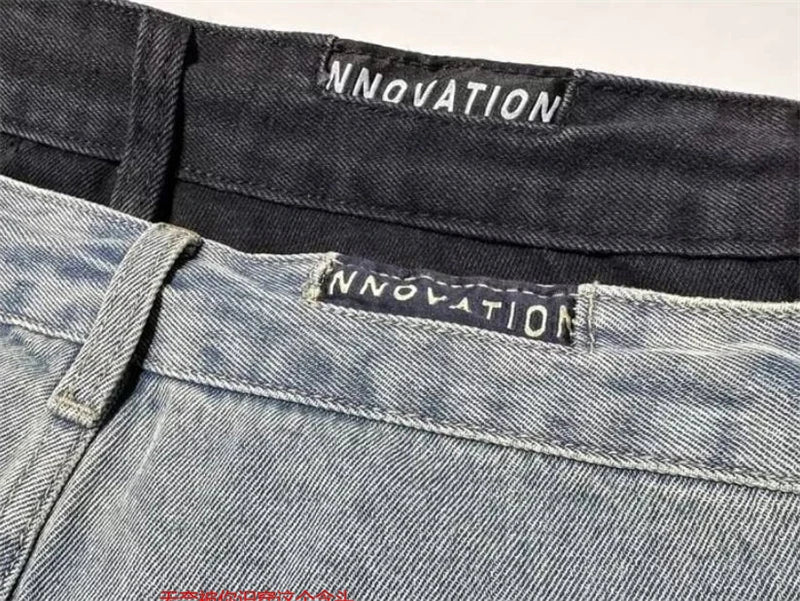 2026 Mens Straight Leg Blue Denim Shorts Summer Casual Five Inch Beach Shorts Thin Lightweight Y2K Vintage Japanese Relaxed Fit - StepByStepNow