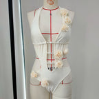 Women’s 3D Floral One-Piece Swimsuit — Image 5