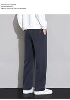 2026 New Spring Summer Soft Lyocell Fabric Men's Casual Pants Elastic Waist Wrinkle - free Breathe Loose Straight Trousers - StepByStepNow