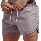 2026 New Summer Men's Swimwear Shorts Brand Beachwear Sexy Swim Trunks Men Swimsuit Low Waist Breathable Beach Wear Surf - StepByStepNow