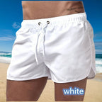 2026 New Summer Men's Swimwear Shorts Brand Beachwear Sexy Swim Trunks Men Swimsuit Low Waist Breathable Beach Wear Surf - StepByStepNow