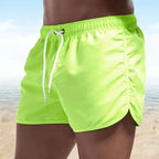 2026 New Summer Men's Swimwear Shorts Brand Beachwear Sexy Swim Trunks Men Swimsuit Low Waist Breathable Beach Wear Surf - StepByStepNow