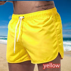 2026 New Summer Men's Swimwear Shorts Brand Beachwear Sexy Swim Trunks Men Swimsuit Low Waist Breathable Beach Wear Surf - StepByStepNow