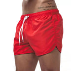2026 New Summer Men's Swimwear Shorts Brand Beachwear Sexy Swim Trunks Men Swimsuit Low Waist Breathable Beach Wear Surf - StepByStepNow
