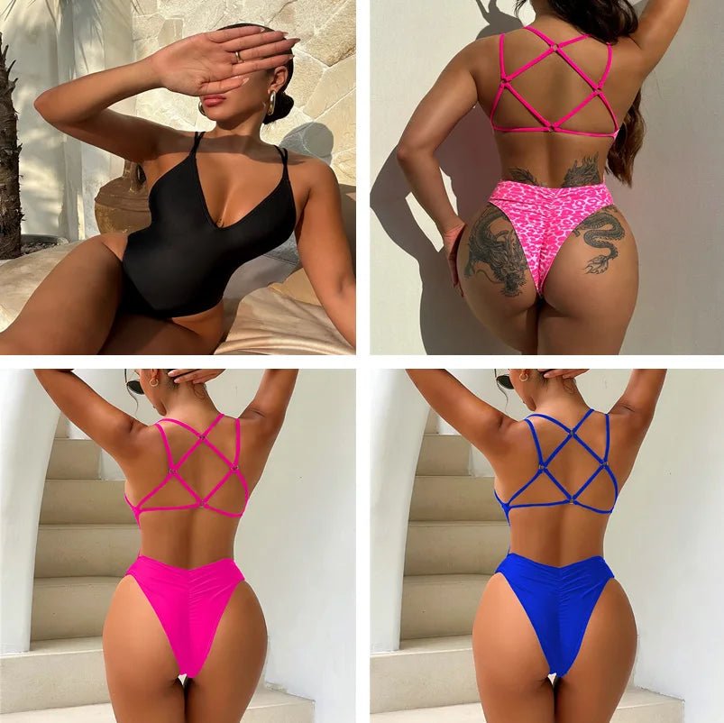 2026 Pad Swimwear Women Beach One Piece Swimsuit Mujer Trikini Bikini Maio Biquini Badpak Maillot Femme - StepByStepNow