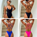 Women’s One-Piece Swimsuit with Cups — Image 3