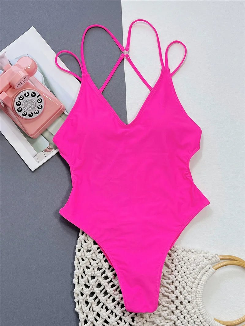 2026 Pad Swimwear Women Beach One Piece Swimsuit Mujer Trikini Bikini Maio Biquini Badpak Maillot Femme - StepByStepNow