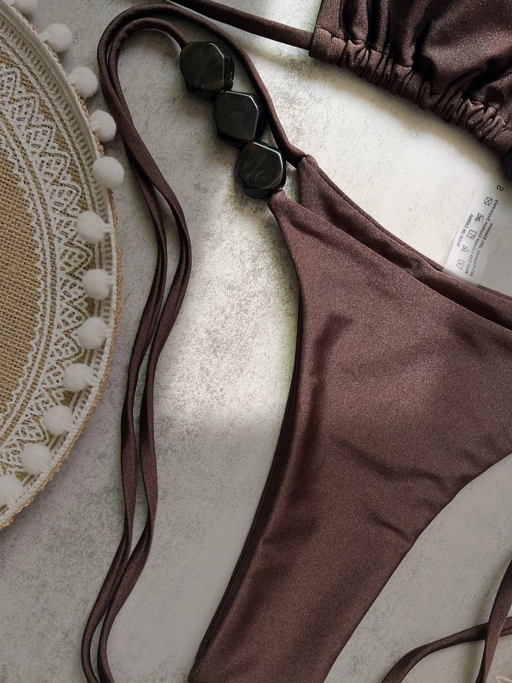 Women’s Beaded Halter Bikini — Image 17