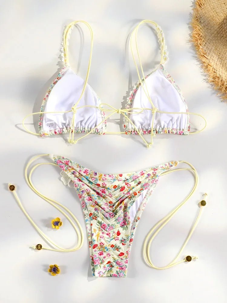 2026 Sexy Bikinis Swimsuit Women Swimwear High Cut Bathing Suit Brazilian Biquini Sexy Bikini Sets Solid Beachwear - StepByStepNow