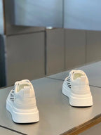 2026 Spring Autumn New Men's Shoes Breathable Comfortable White Shoes Men's Platform Sneakers Lace - up Casual Sports Shoes - StepByStepNow