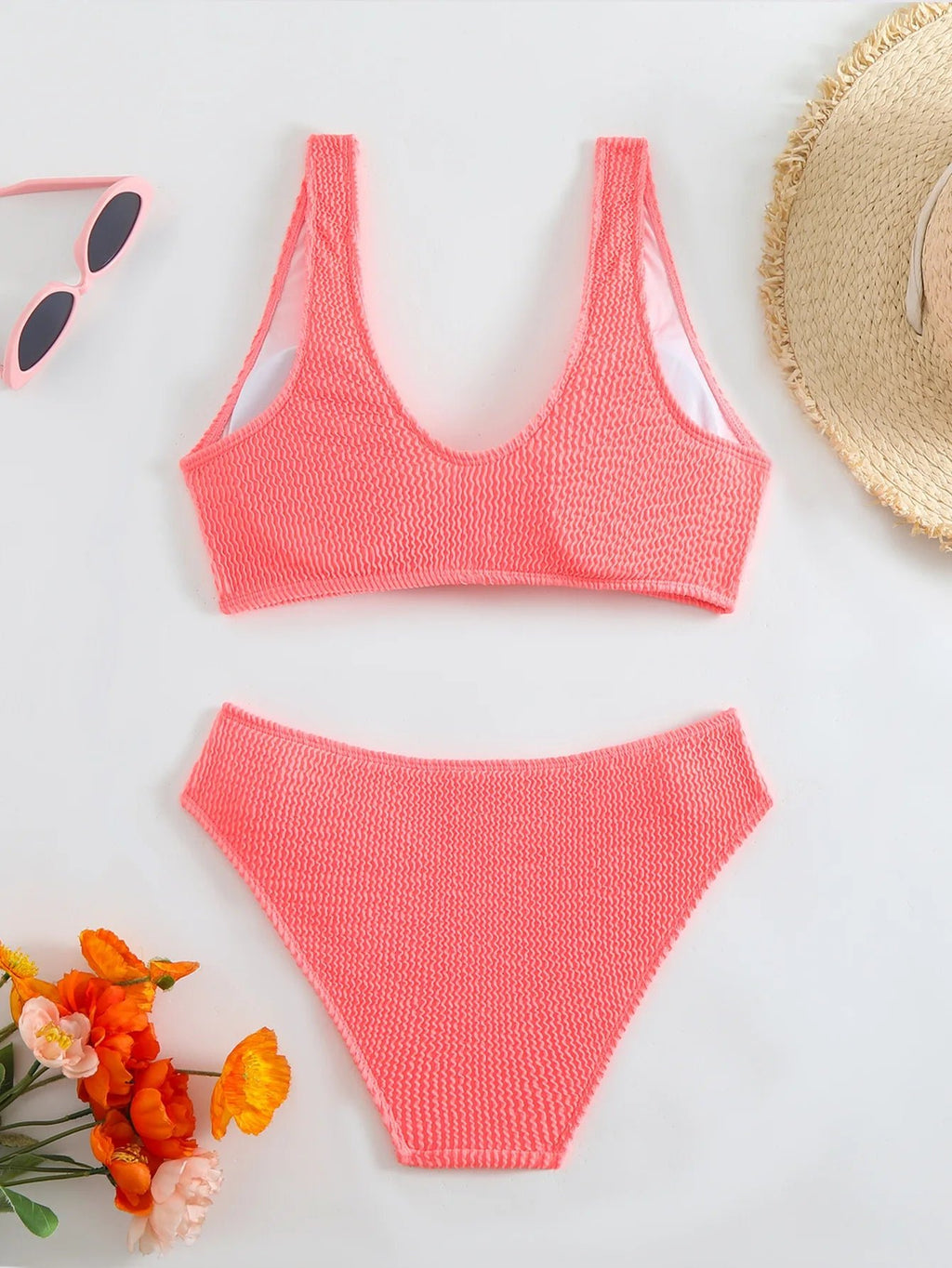 Women’s V-Neck High-Waisted Bikini — Image 19