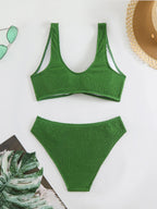 Women’s V-Neck High-Waisted Bikini — Image 13