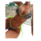 2026 V-neck Shiny Swimwear Women Beach One Piece Swimsuit Mujer Trikini Badpak Maio Biquini Monokini Bikini - StepByStepNow
